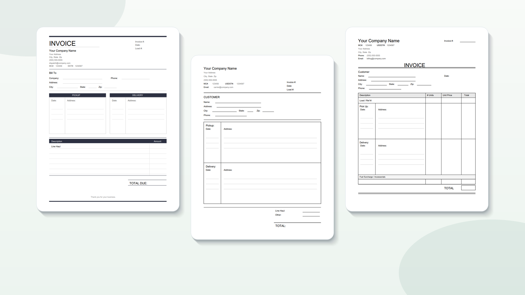 Trucking Invoice Examples & What to Include